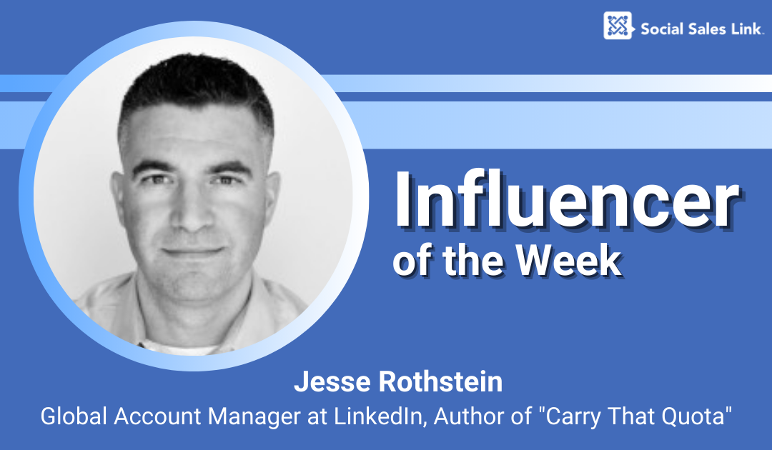 Influencer of the Week - Jesse Rothstein