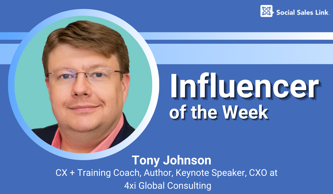 Blog_Influencer of the Week - Tony Johnson