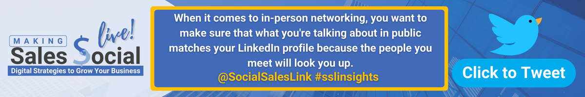 Put LinkedIn to Work for Your In-Person Networking