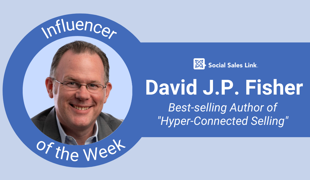 David J.P. Fisher - Influencer of the Week